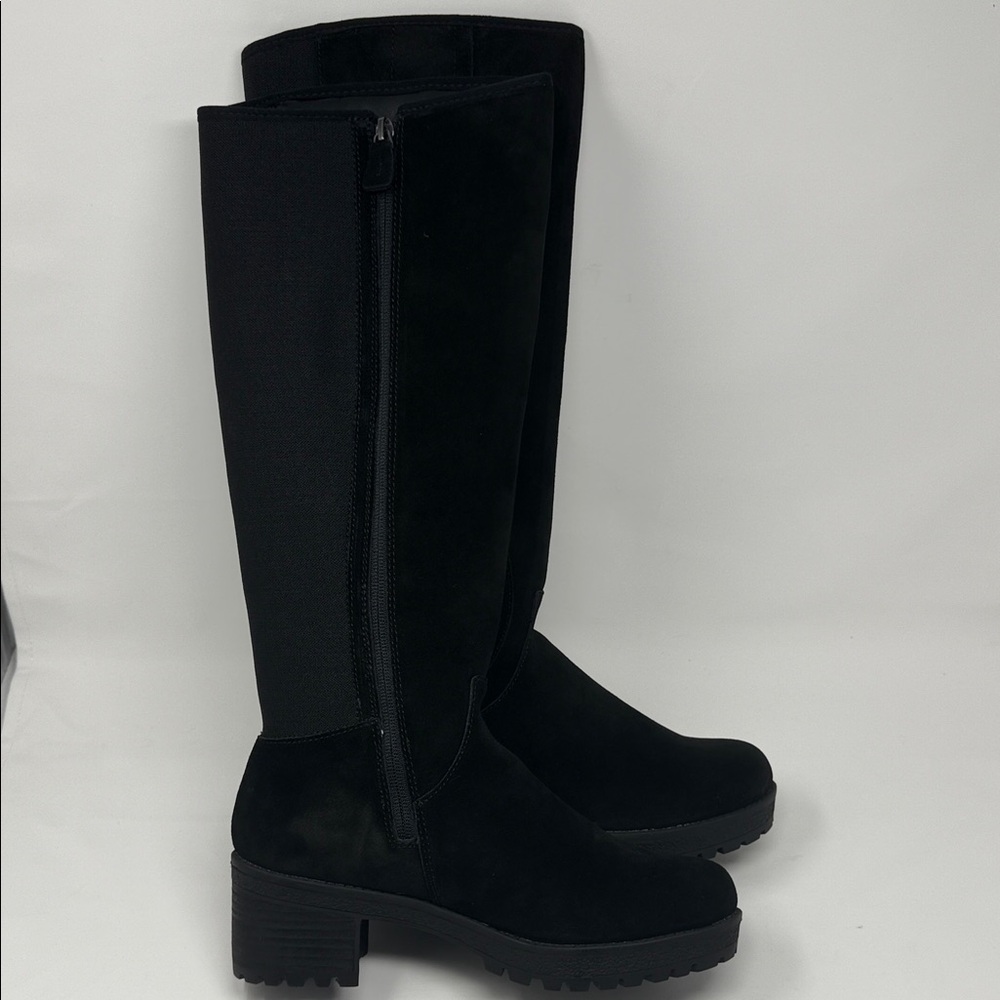 Jambu Black Over the Knee Boots